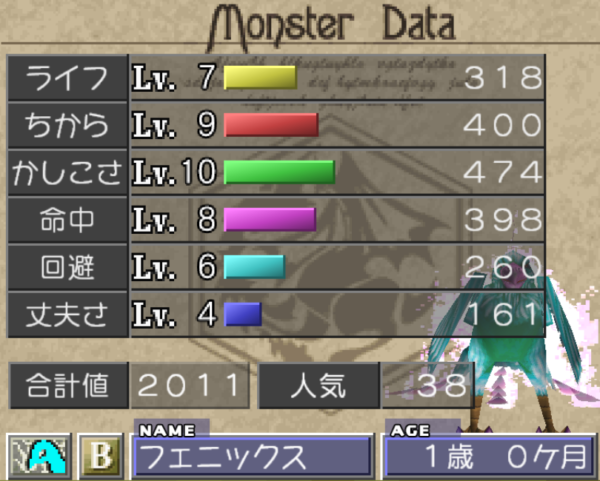 フェニックス1歳